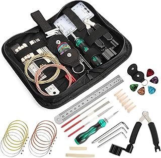 JINGFENG W006 Guitar Repairing Kit Guitar Care Kit Maintenance Tool Set Cleaning Accessories