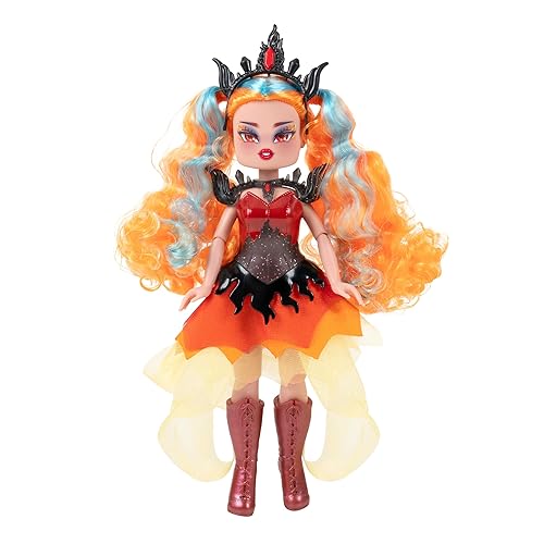 Royale High 9” Fashion Doll - Emberlynn The Fire Fairy, Series 2 - Fairy Journal, Comb, and Virtual Item Code Included - Ages 5+