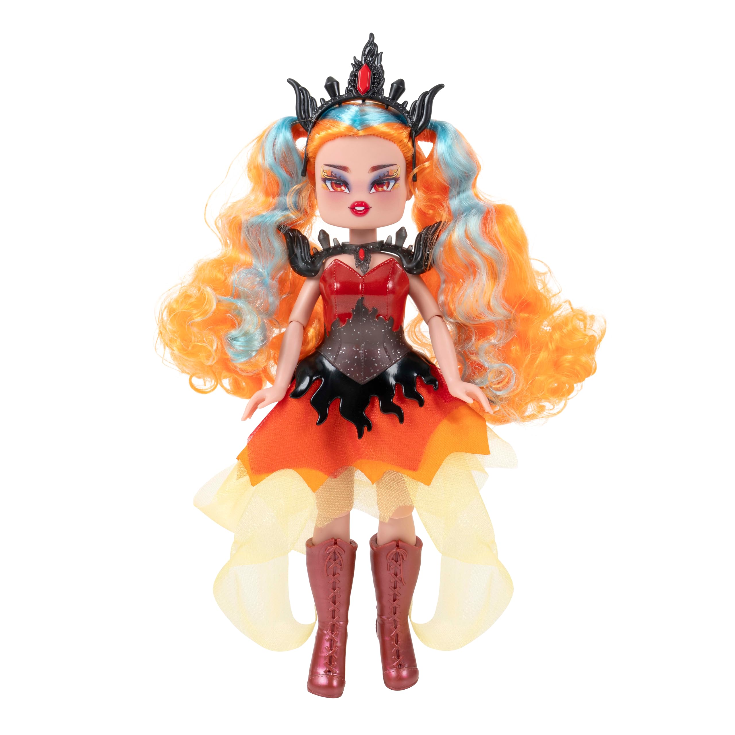Royale High 9” Fashion Doll - Emberlynn the Fire Fairy, Series 2 - Fairy Journal, Comb, and Virtual Item Code Included - Ages 5+