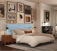 Vista 70 de Jaxx Panelist - Cabecero acolchado moderno, juego de 4 paneles para montar en la pared (cada uno de 11.25 x 38 pulgadas), tamaño King