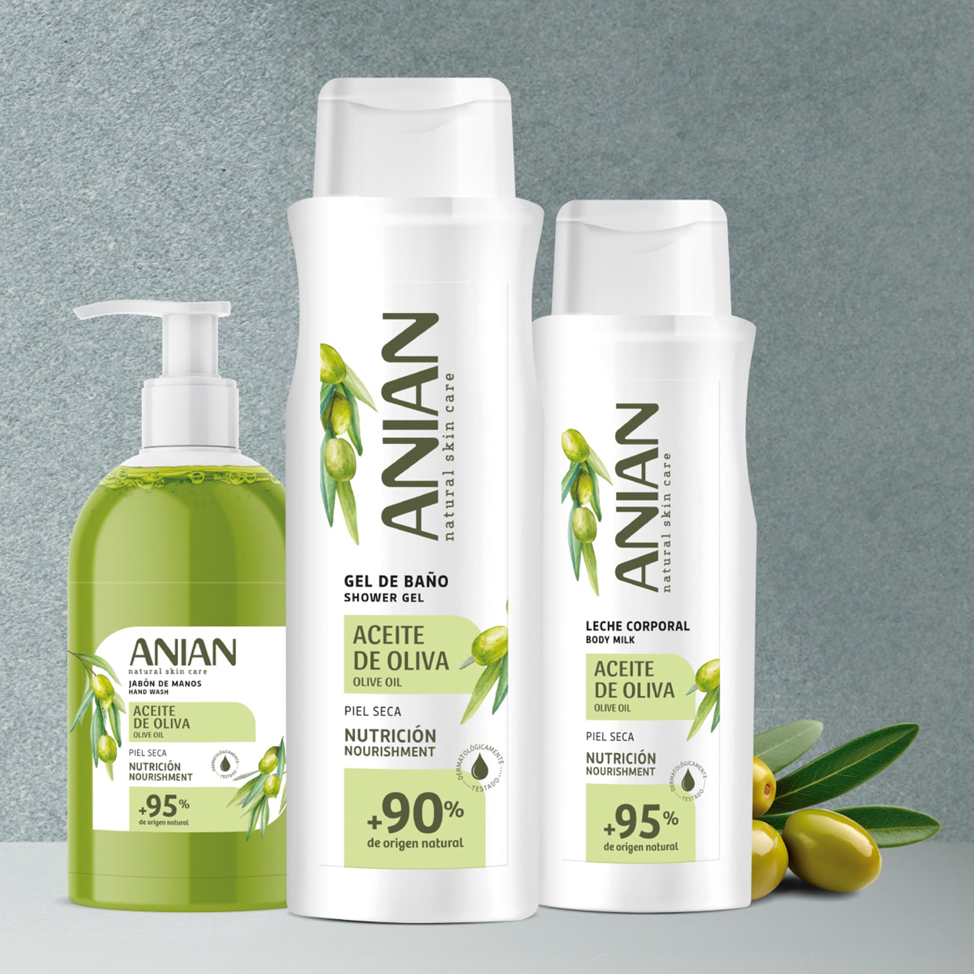 Jabón de Manos Aceite de Oliva 500 ml para Piel Seca con Glicerina y Aceite de Oliva 95% Natural