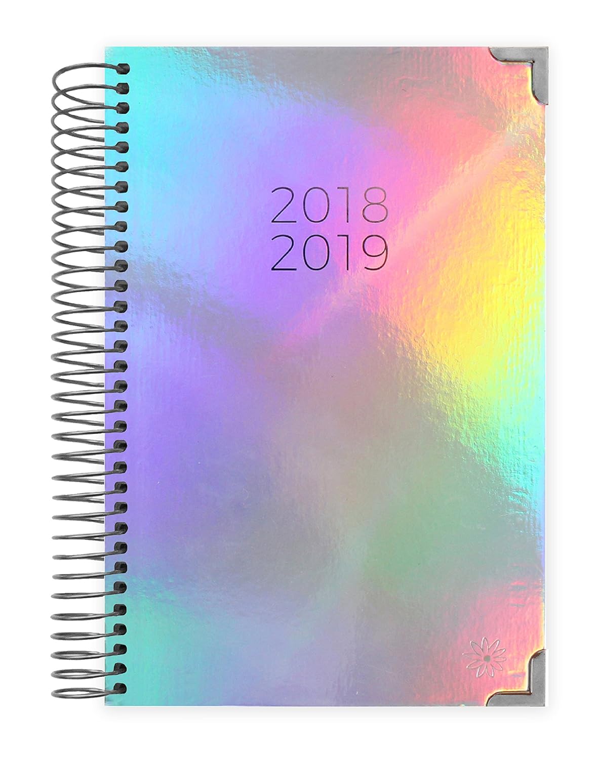 bloom daily planners 20182019 Academic Year Hard Cover Holographic Day