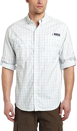 Chemise De Pêche Columbia Super Tamiami - Homme, Taille L, Manches Longues - Multicolore