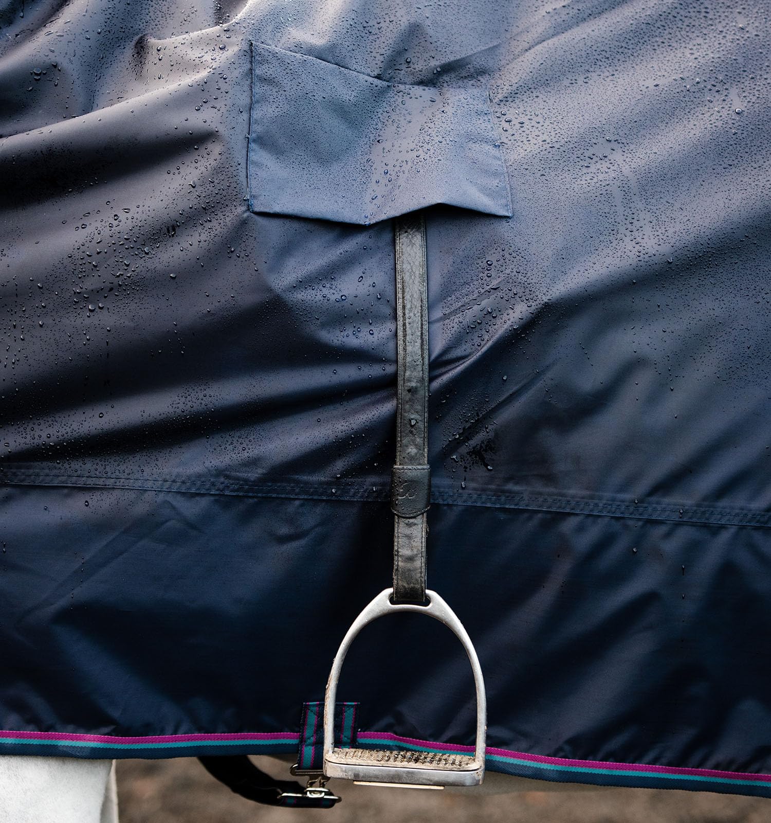 Horseware Manta para Caballos de Exterior con cubrecuello Rambo Mack In a Sack