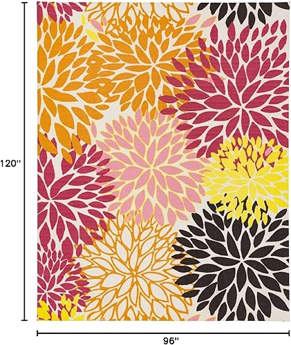 Vista 176 de DECOMALL Tapete pequeño de 2 x 3 pies para puerta, para porche, patio, balcón, terraza, patio, multicolor, 24 x 36 pulgadas Multi 06