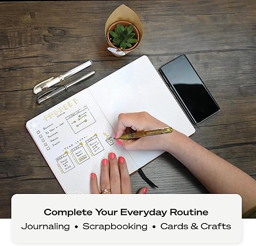 Miniatura 4 de uni-ball Signo - Bolígrafos de gel de impacto, punta negrita (0.09 pulgadas), varios metálicos, 5 unidades