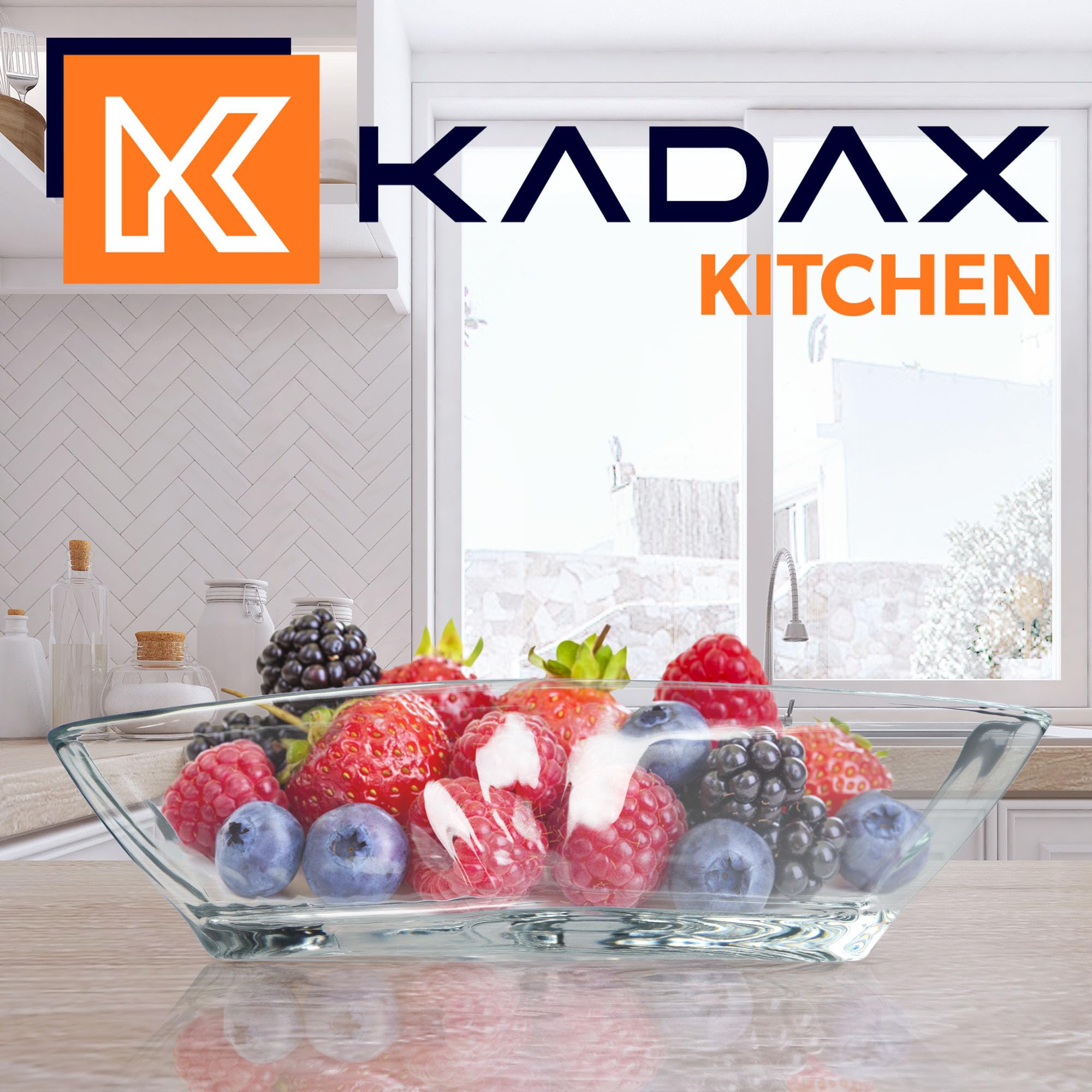 Ciotole Insalata In Vetro KADAX - 2 Pezzi, Diametro 14 Cm, Lavabili In Lavastoviglie - Foto 10