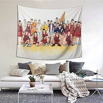 スラムダンク壁掛けインテリア　作品　ポスター Amazon.co.jp: アートパネル スラムダンク の壁紙 ポスター