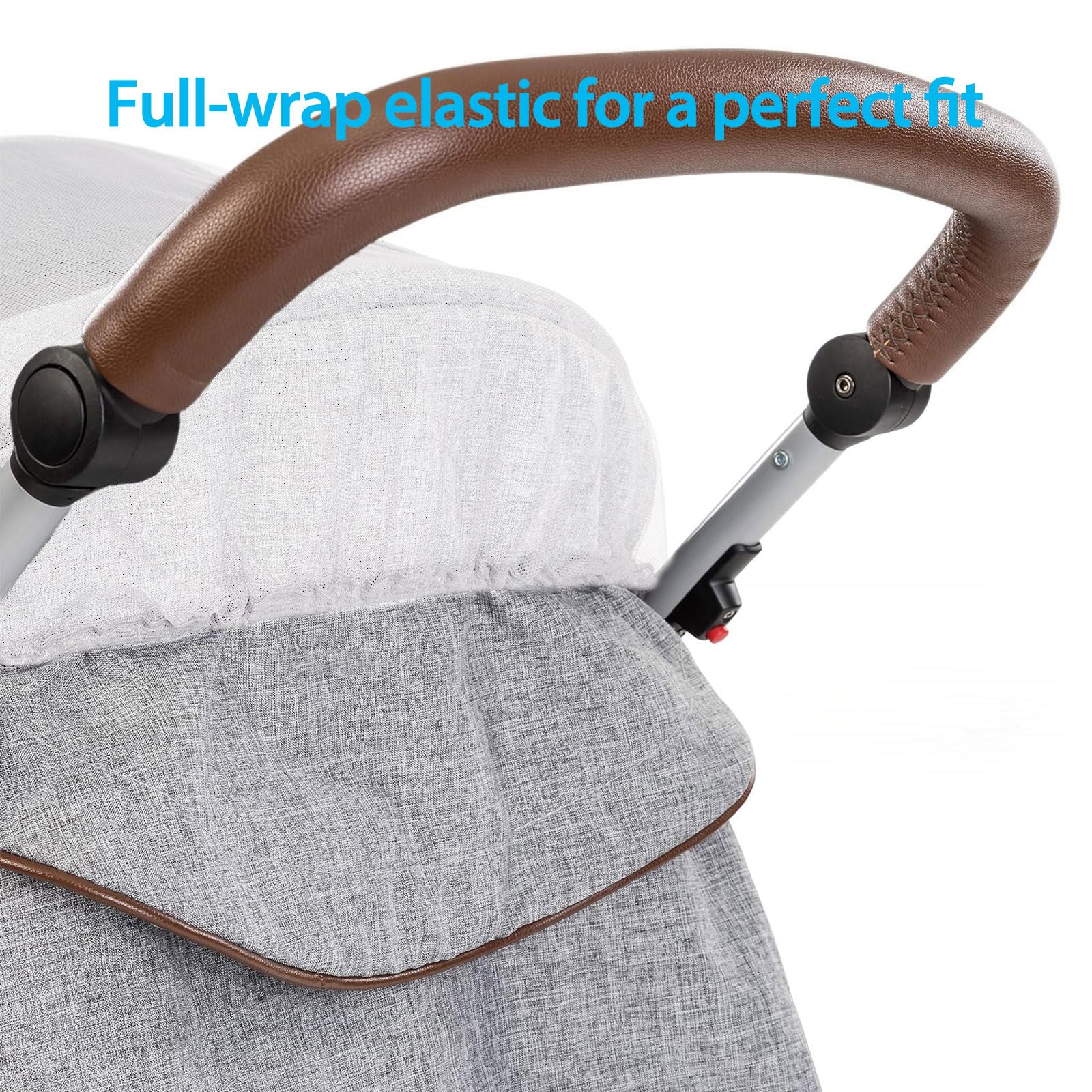 AUMAYCO Universal Mosquito Net for Pram 2 Pack, Stroller Fly Bug Insect Net with Elastic Edge Pram Nets Protection Cover for Strollers Pushchair Buggy Carrycot Bassinet Basket Cribs Travel Cot, White - Image 4