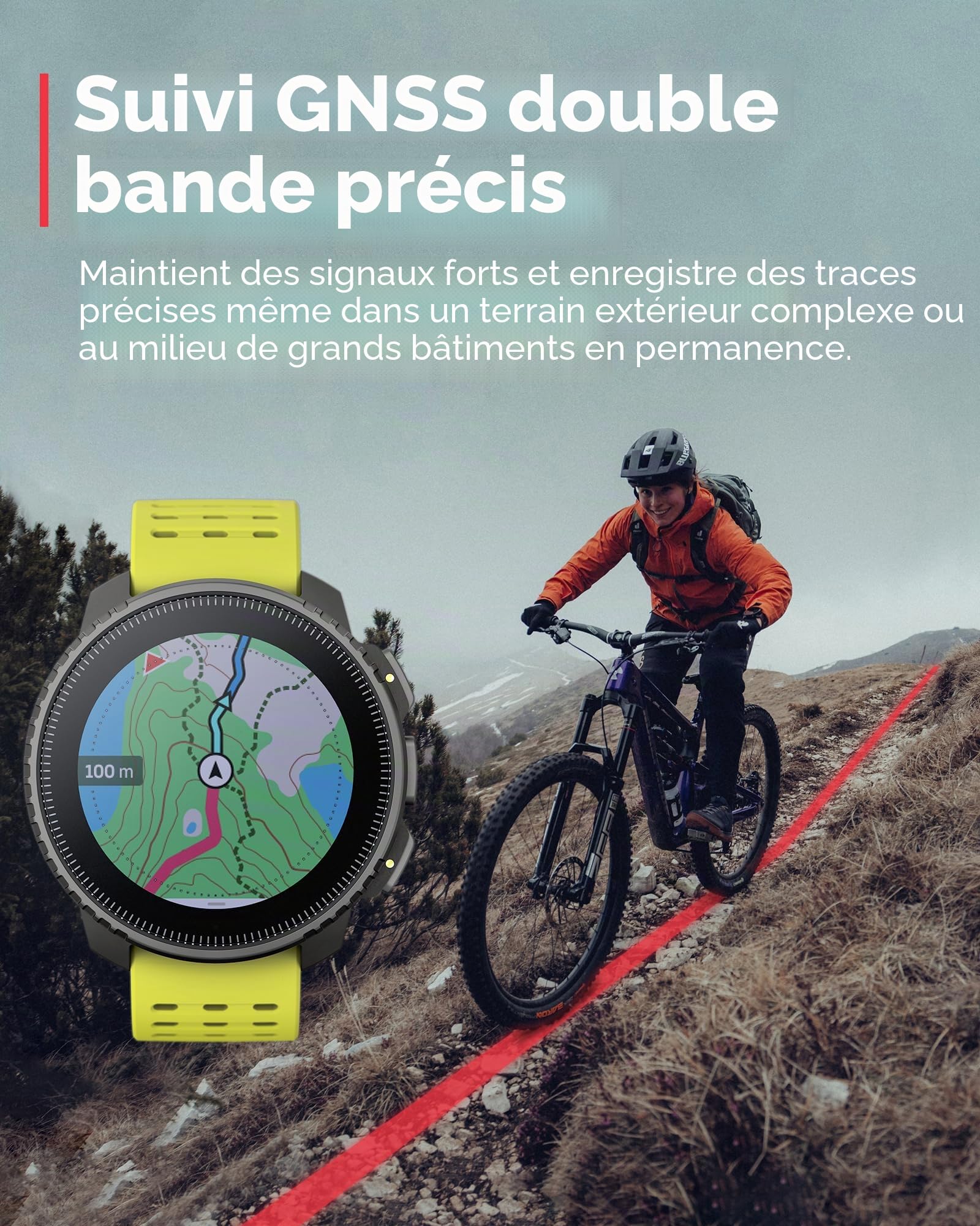 SUUNTO Verticale : Montre GPS d'aventure, Grand écran, Cartes Hors Ligne, Charge Solaire