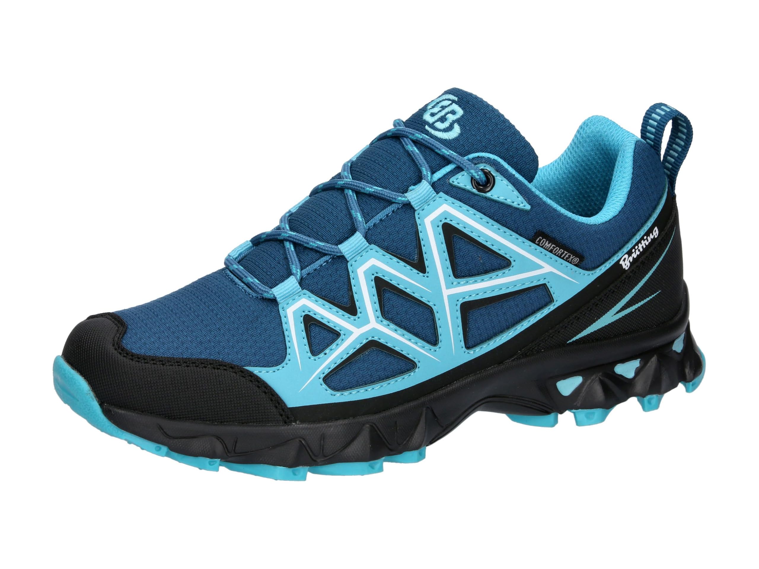 Brütting Women's Power Walking Shoes, Petrol/Turquoise, 38 EU, Petrol Turquoise, 6 UK