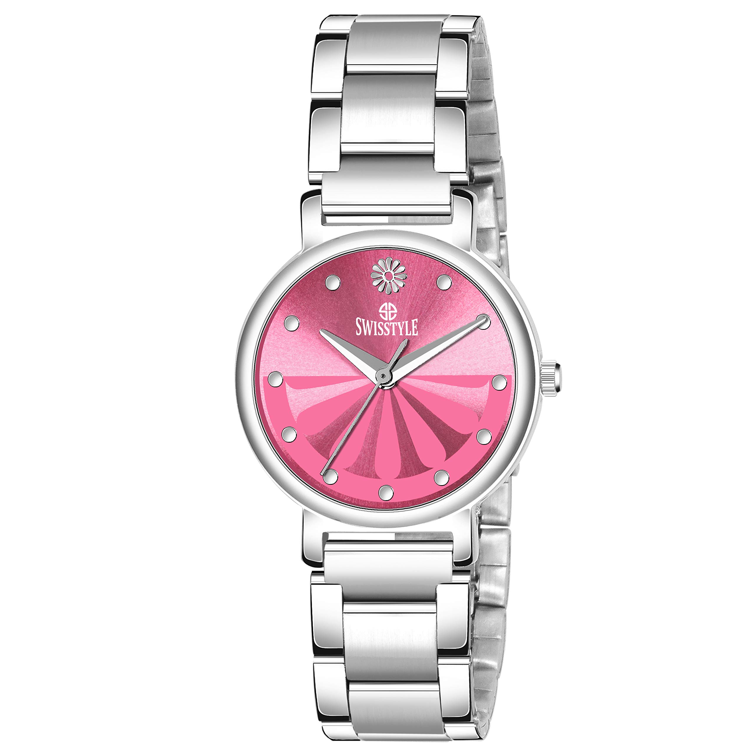 SWISSTYLE Pink Dial Analog Womens Watch-SS-LR106-PNK-CH (B0827SV84D) Amazon Price History, Amazon Price Tracker