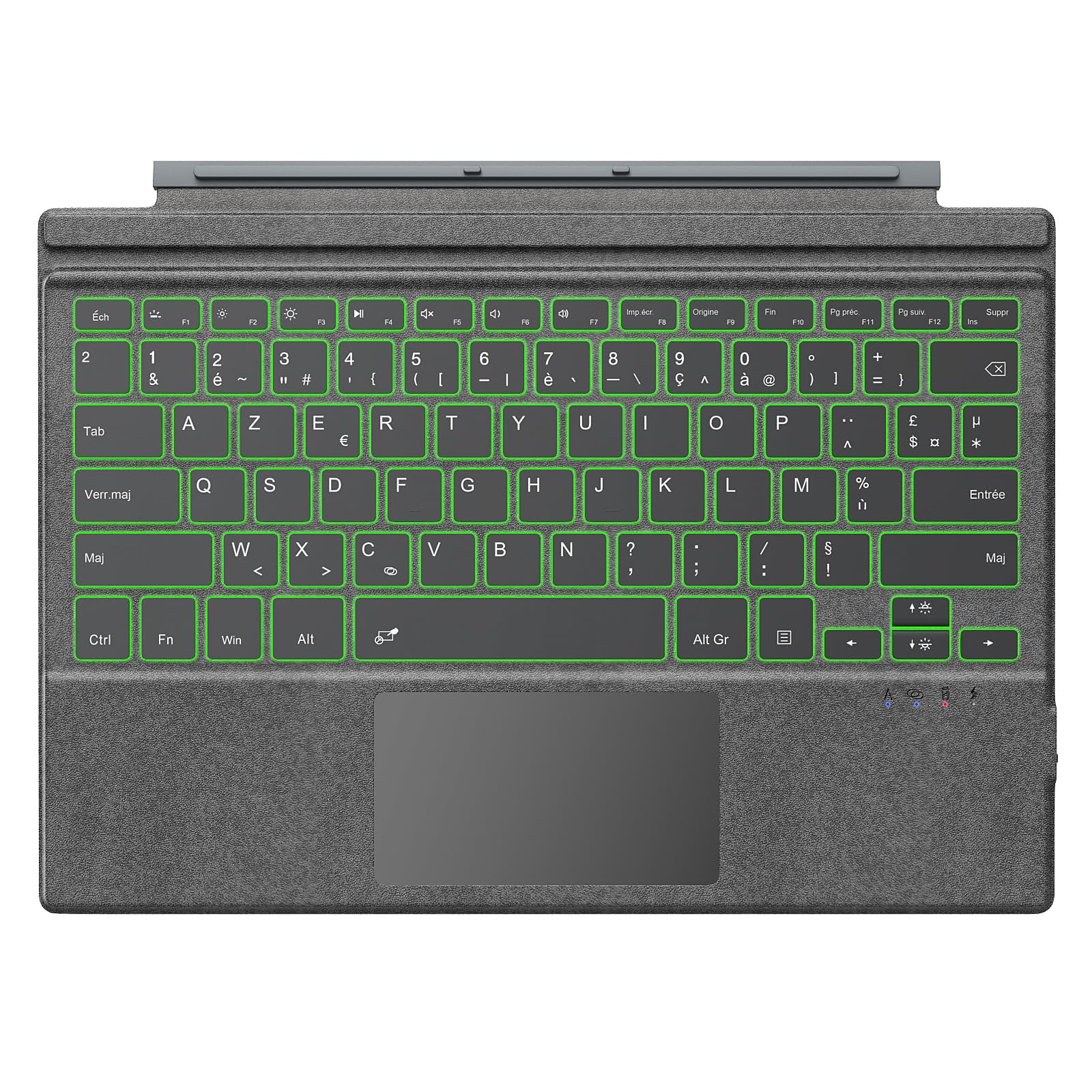 TiMOVO Clavier pour Microsoft Surface Pro 7 Plus/7/6/4/3/2017, Gris