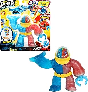Heroes of Goo Jit Zu Deep Goo Sea Tyro Double Goo Pack. Stretchy, Squishy 6.5" Tyro Figure with 2 in 1 Goo Power and Claw Pop Attack Weapon