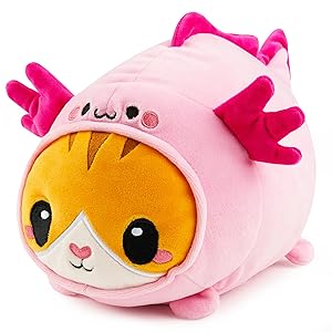 JOYIN Catxolotl - Almohada de peluche de animales de 8 pulgadas, almohada de peluche de Catxolotl suave para niños, Navidad, cumpleaños, regalo de San Valentín