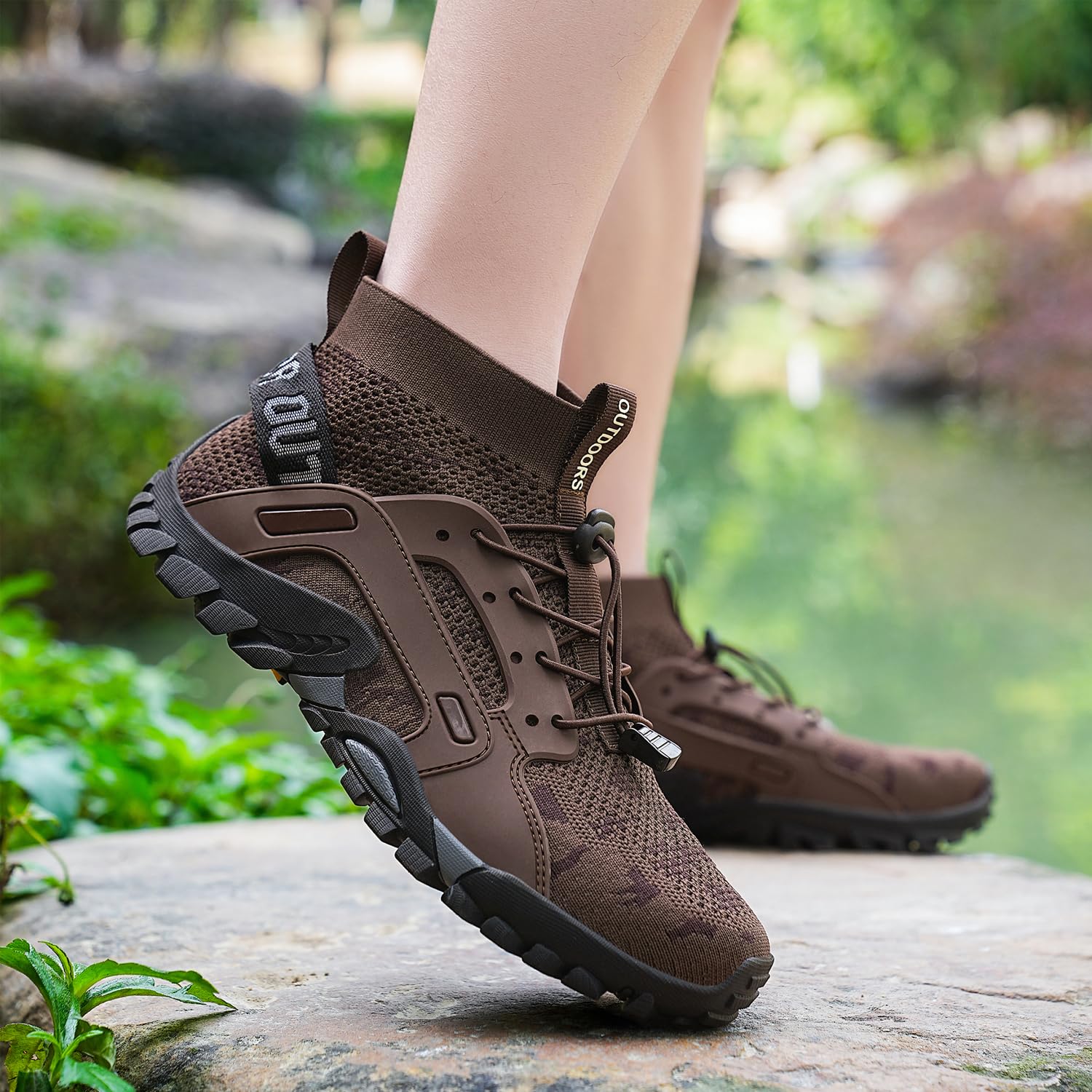 VTASQ Scarpe da Trekking Uomo Scarpe da Trail Running Traspiranti Passeggiate Stivali per Antiscivolo Sportive All'aperto Donna Scarpe da Escursionismo Leggero Tennis Sportiva