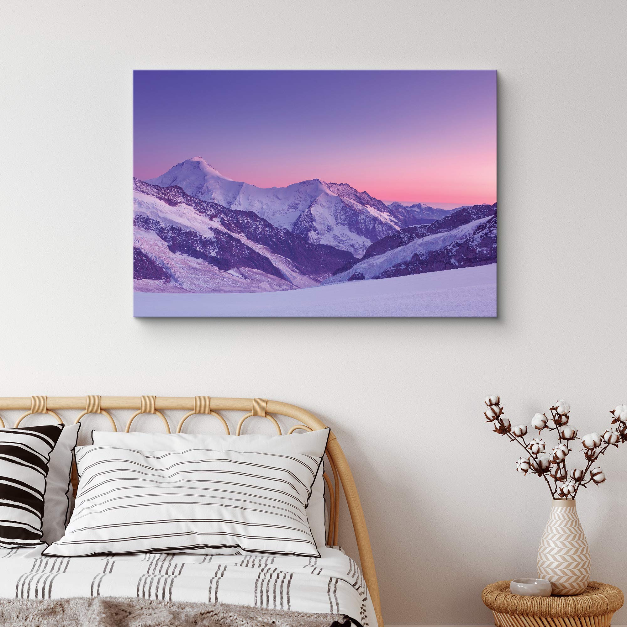 Amazon.com: NWT Canvas Print Wall Art A Pink and Purple Sunset