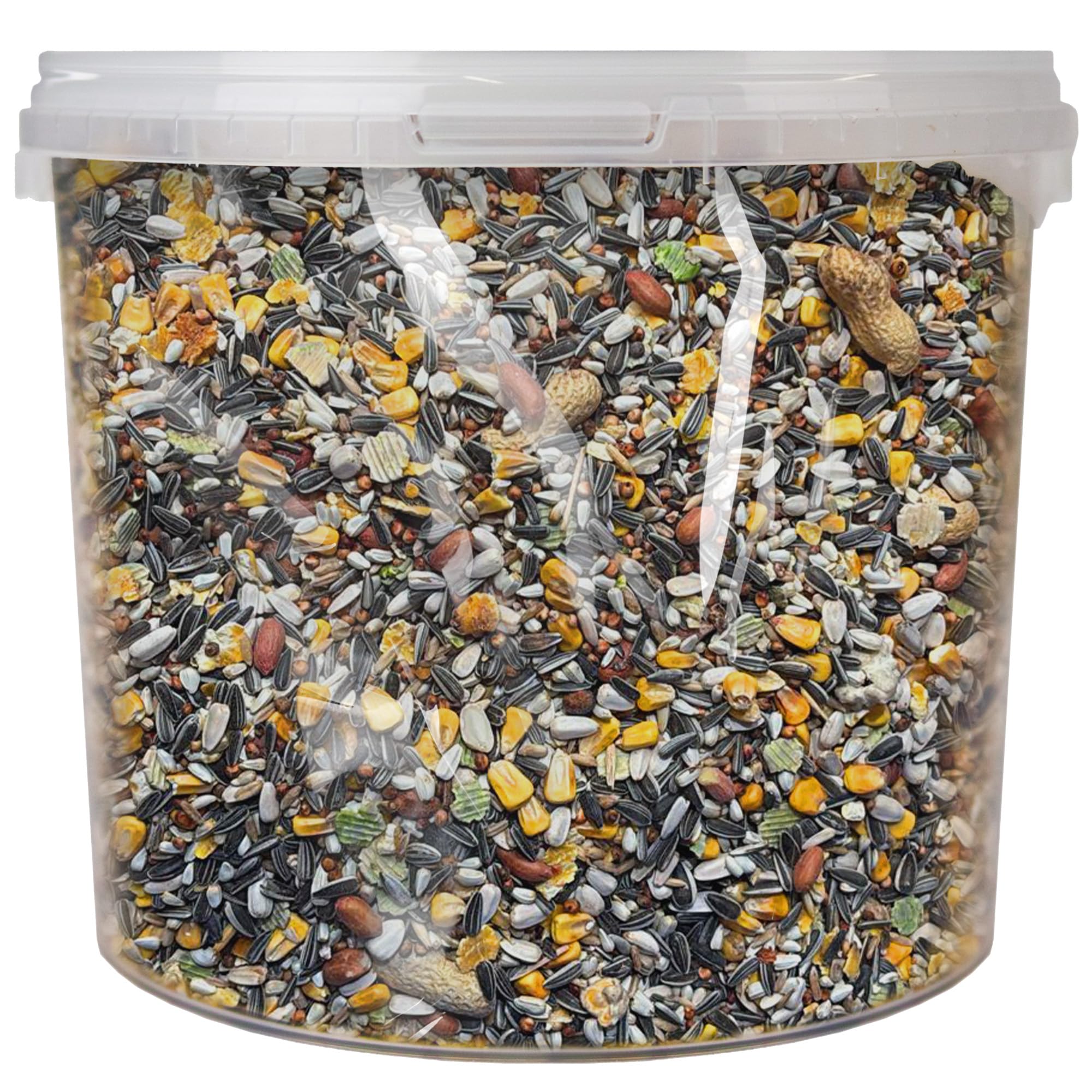 SQUAWK Premium Parrot Food NO1 Energy & Protein Mix | Nutritious Wild Garden Bird Feed | Additive Free Cleaned to 99.9% Purity | Provides Both Mental and Physical Stimulation (1L Tub)