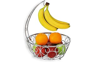 Banana Keeper - Preserve Bananas with Style and Elegance - Chrome Finish