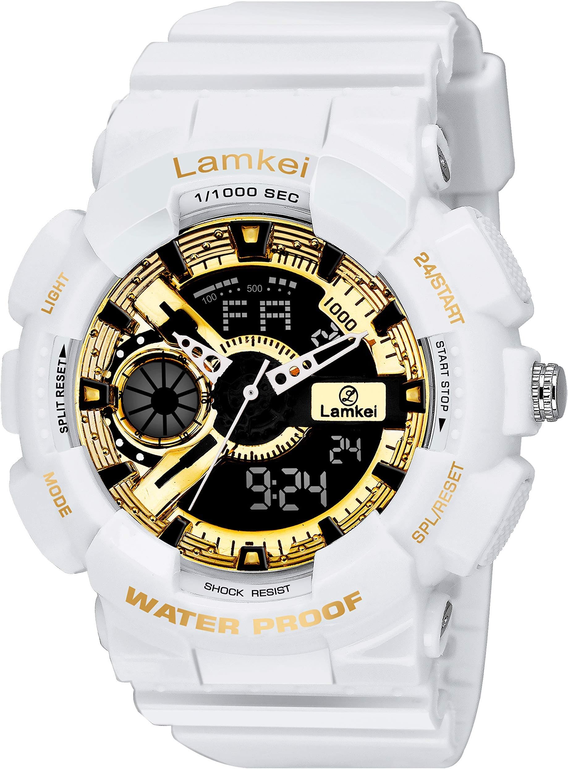 Lamkei Analogue Men's Watch (Black Dial)