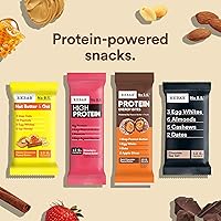Vista 5 de RXBAR Bocaditos energéticos proteicos, aperitivos energéticos sin gluten, aperitivos de proteínas, mantequilla de maní de chocolate negro