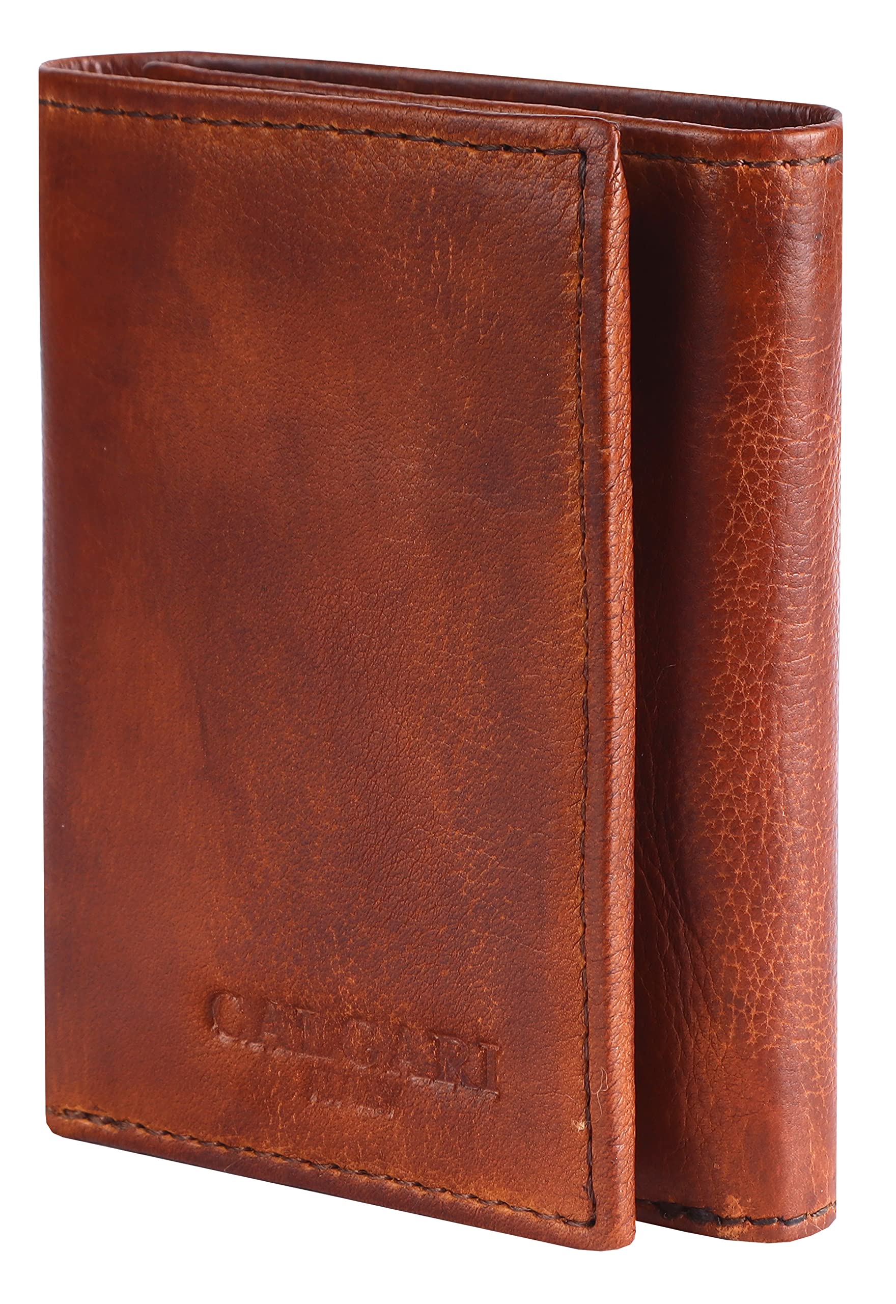 CALGARI® Italian Luxury Leather Wallets For Men | Trifold