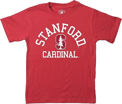 Wes and Willy Camiseta de algodón orgánico de manga corta para niños de la NCAA