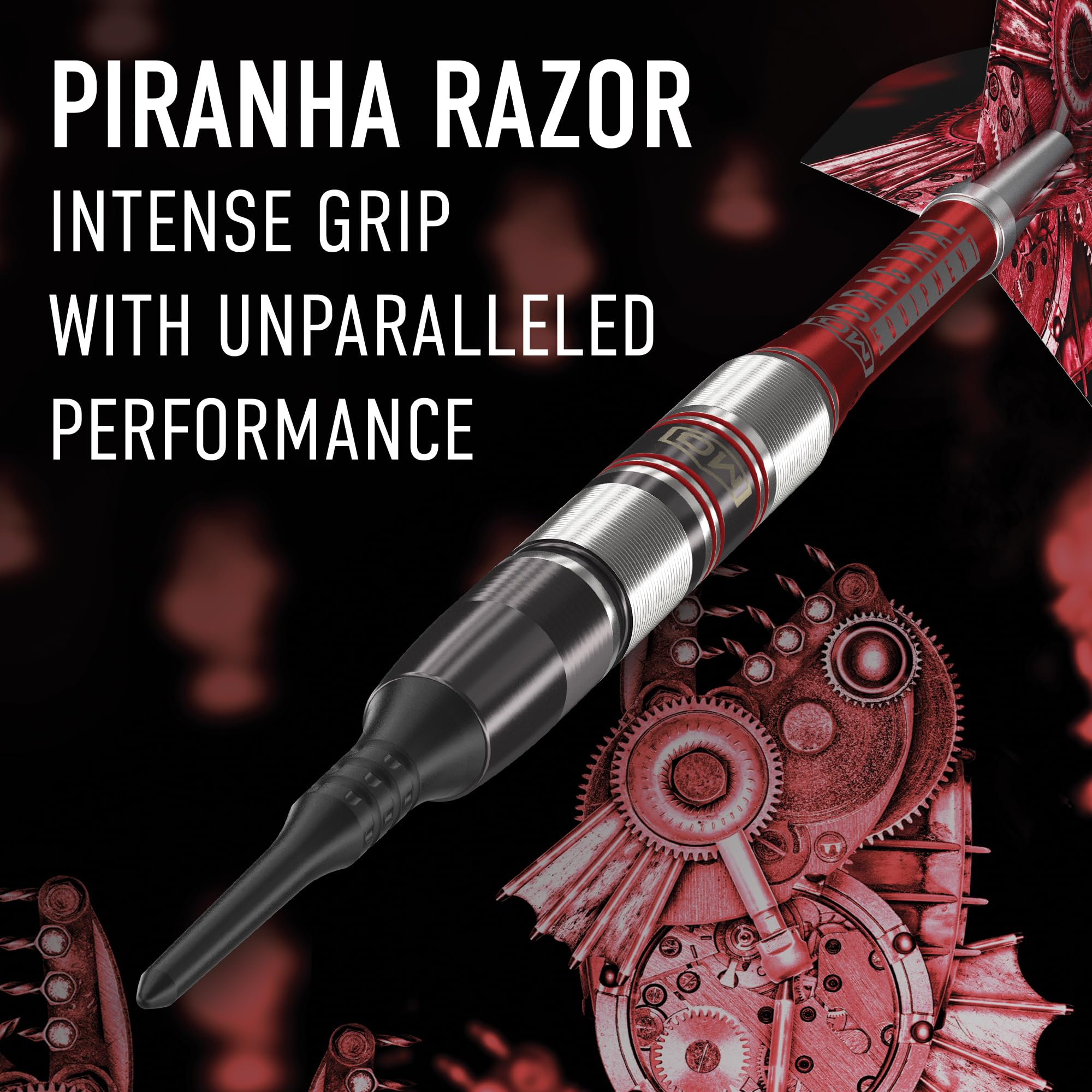 Snapklik.com : DW Piranha Razor 90% Tungsten Soft Tip Darts, Precision ...
