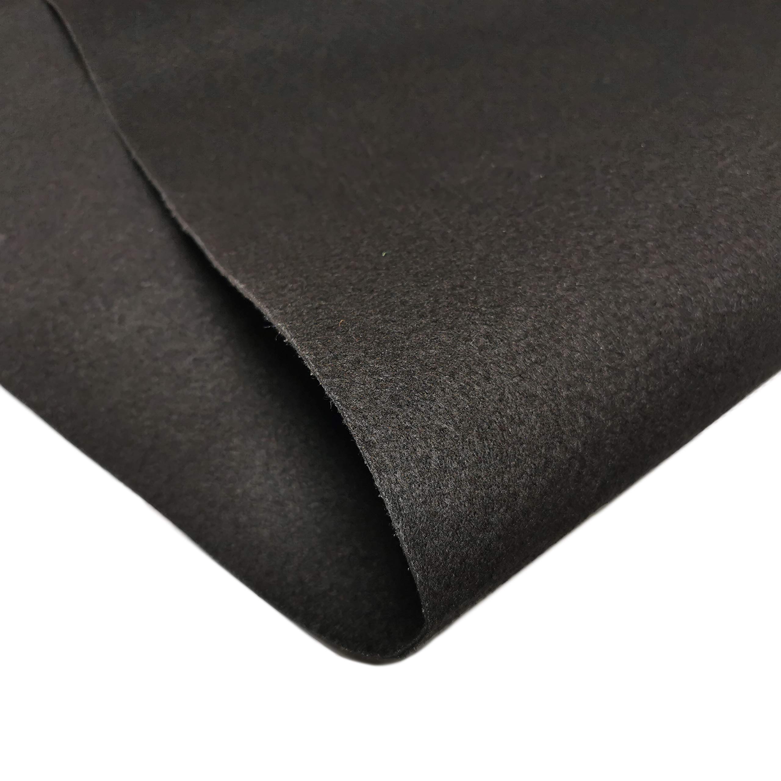MadeInNature Tapis de Passage Dimensions au Choix/Vert, Rouge sapins de Noel/Tapis déco Anti Feu/Intérieur et extérieur/Idéal pour Magasins, fêtes, Mariages et évènementiel (2x10 m, Noir)