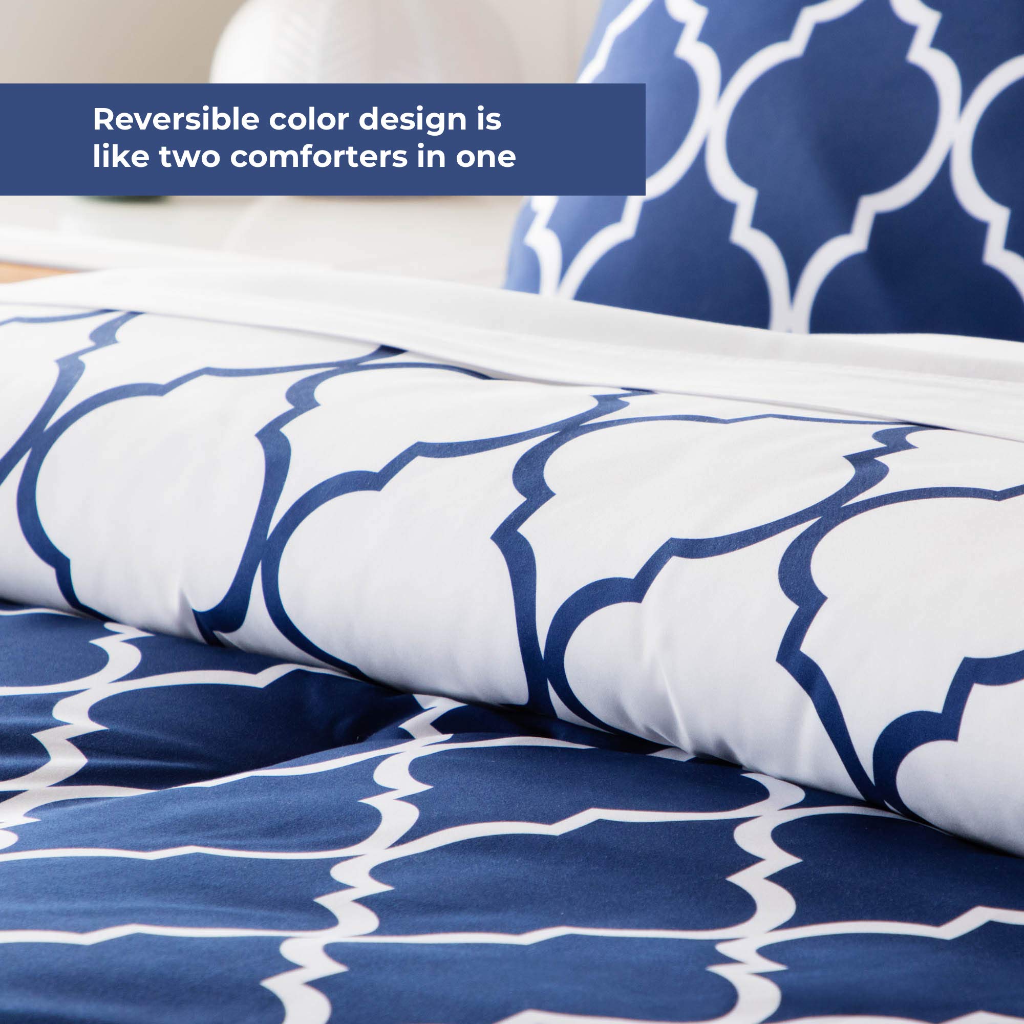 LINENSPA All Season Hypoallergenic Down Alternative Microfiber