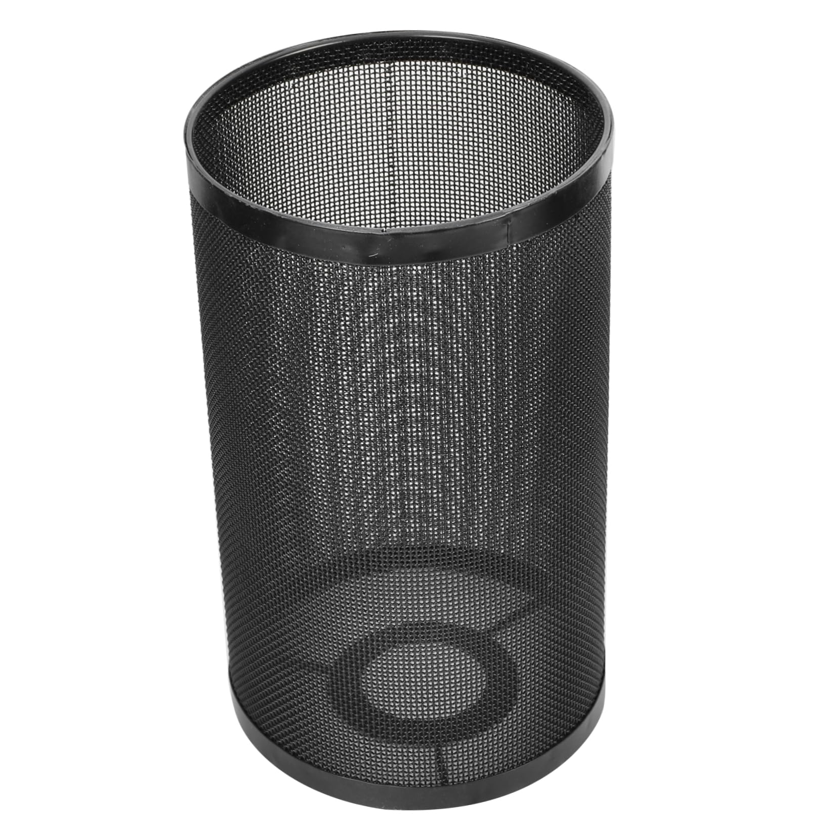 Housoutil Modern Metal Hanging Lamp Shade, Straight Tube Hollow Lampshade, Soft Light Protector for Restaurant Table and Home Decoration