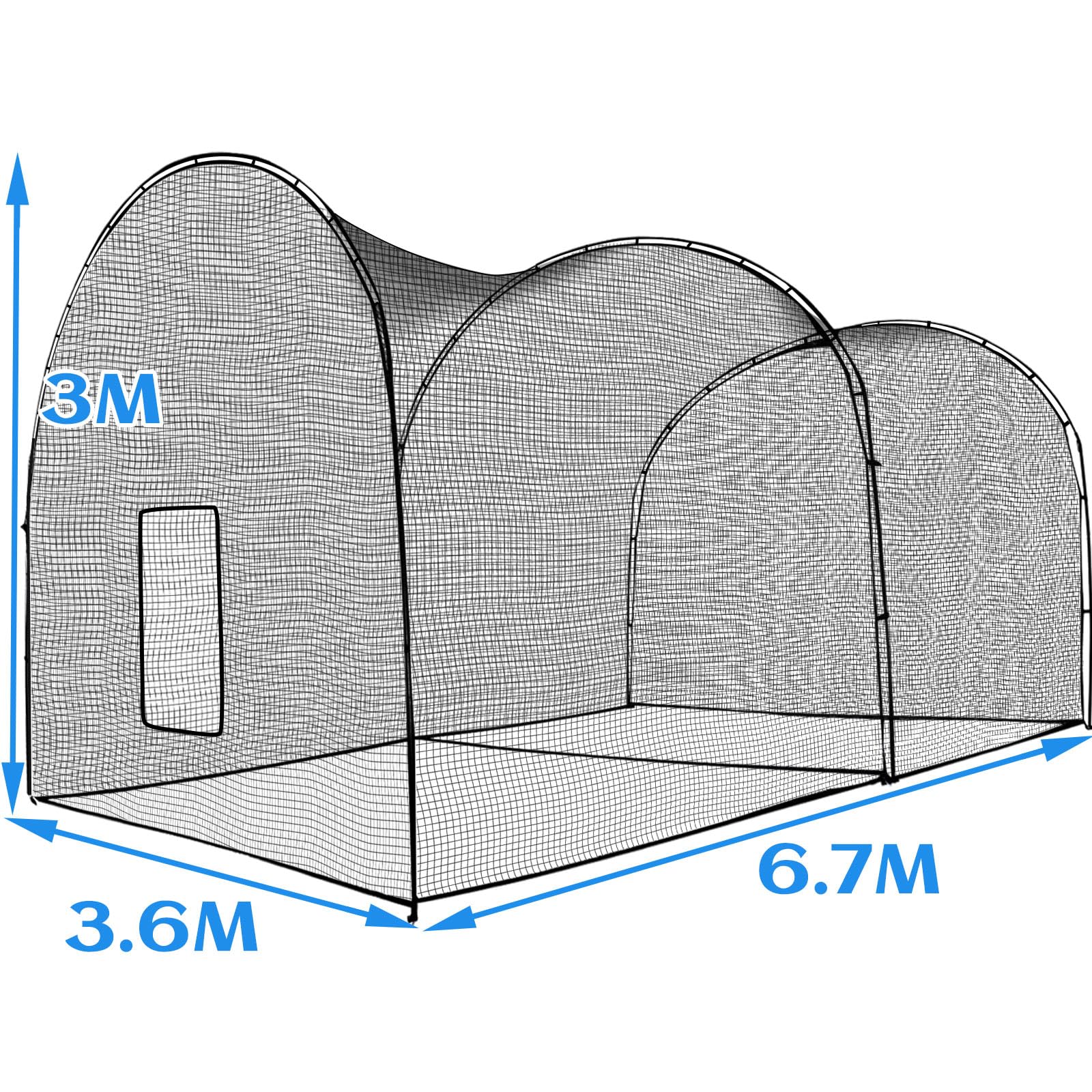 Amazon | Doubleriver バッティングケージ 野球ネット 屋外 自宅