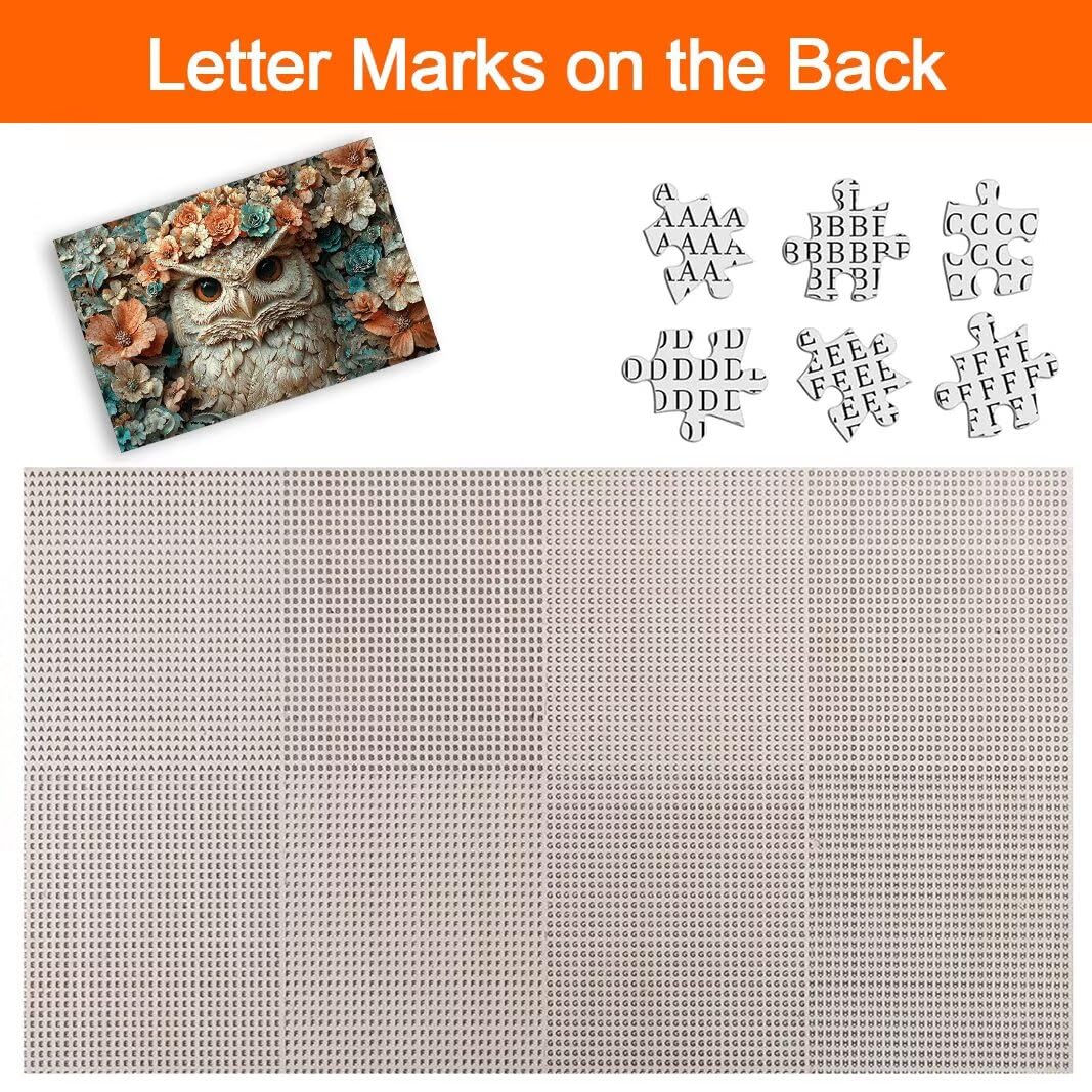 Puzzle 1000 elementów, sowa dla dorosłych, drewniane puzzle na prezenty