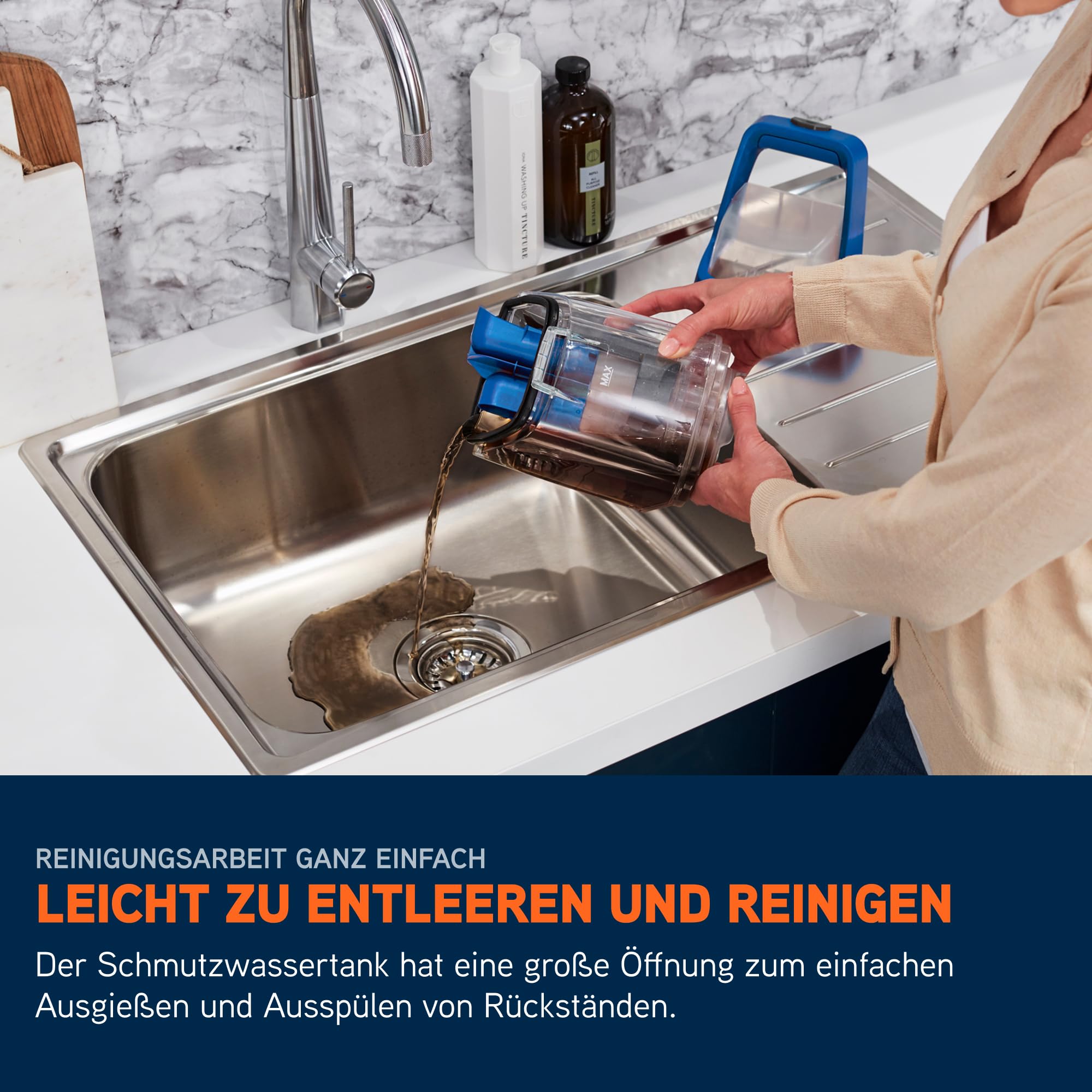 Vax SpotWash Duo Fleckenreiniger – Teppich- und Polsterreiniger Gerät mit Haustier-Aufsatz, Zubehör für die tägliche Reinigung, Multi-Oberflächen-Düsen und Reinigungslösung