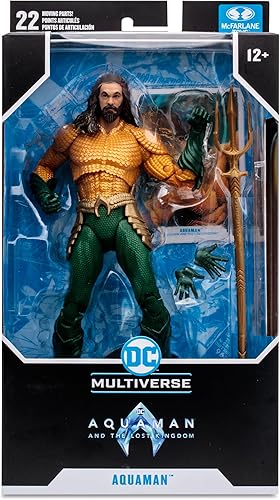 Miniatura 10 de McFarlane Toys - DC Multiverse Aquaman (Aquaman y El Reino Perdido) Figura de acción de 7 pulgadas