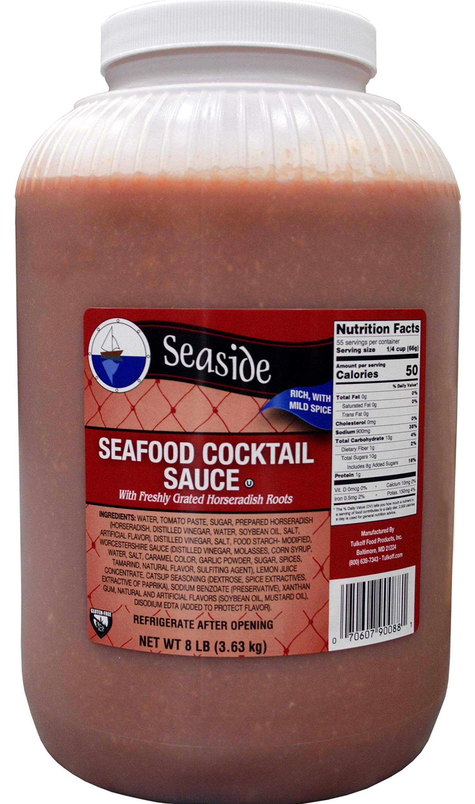 Seaside Seafood Cocktail Sauce, 8 Pound - 4 per case.