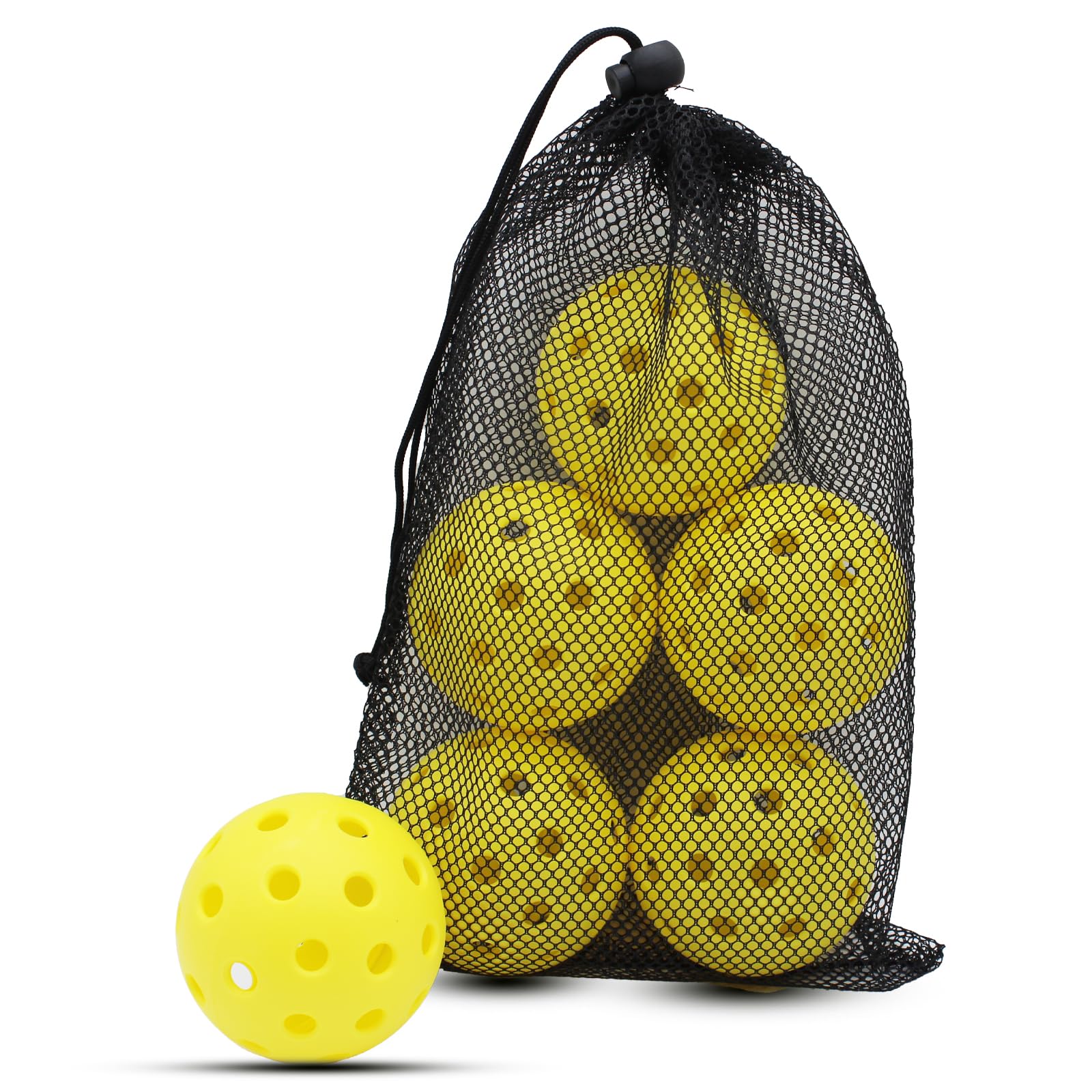 Magicorange Pickleball Balls,USAPA Approved 40 Holes Outdoor Pickleballs