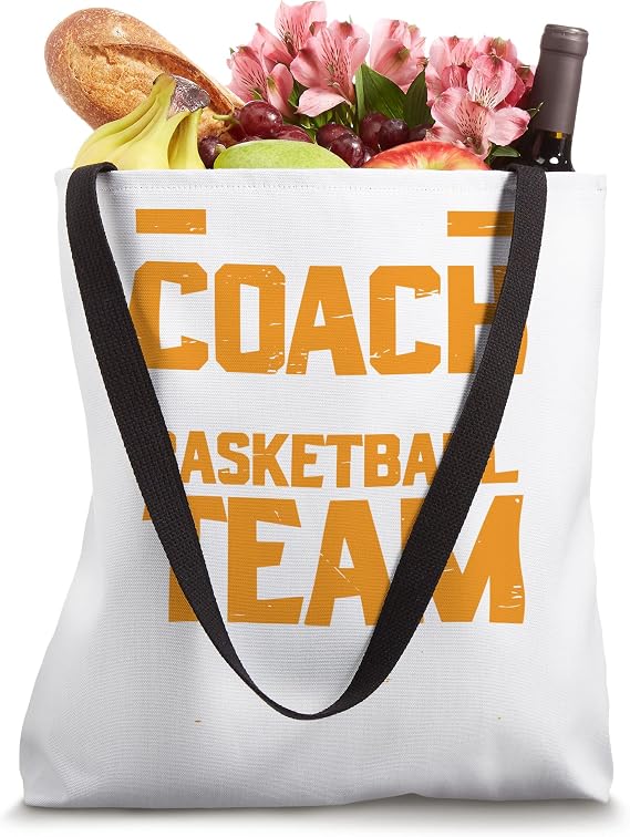 Basketball Team Coach Play Hard Inspire Champions Tote Bag