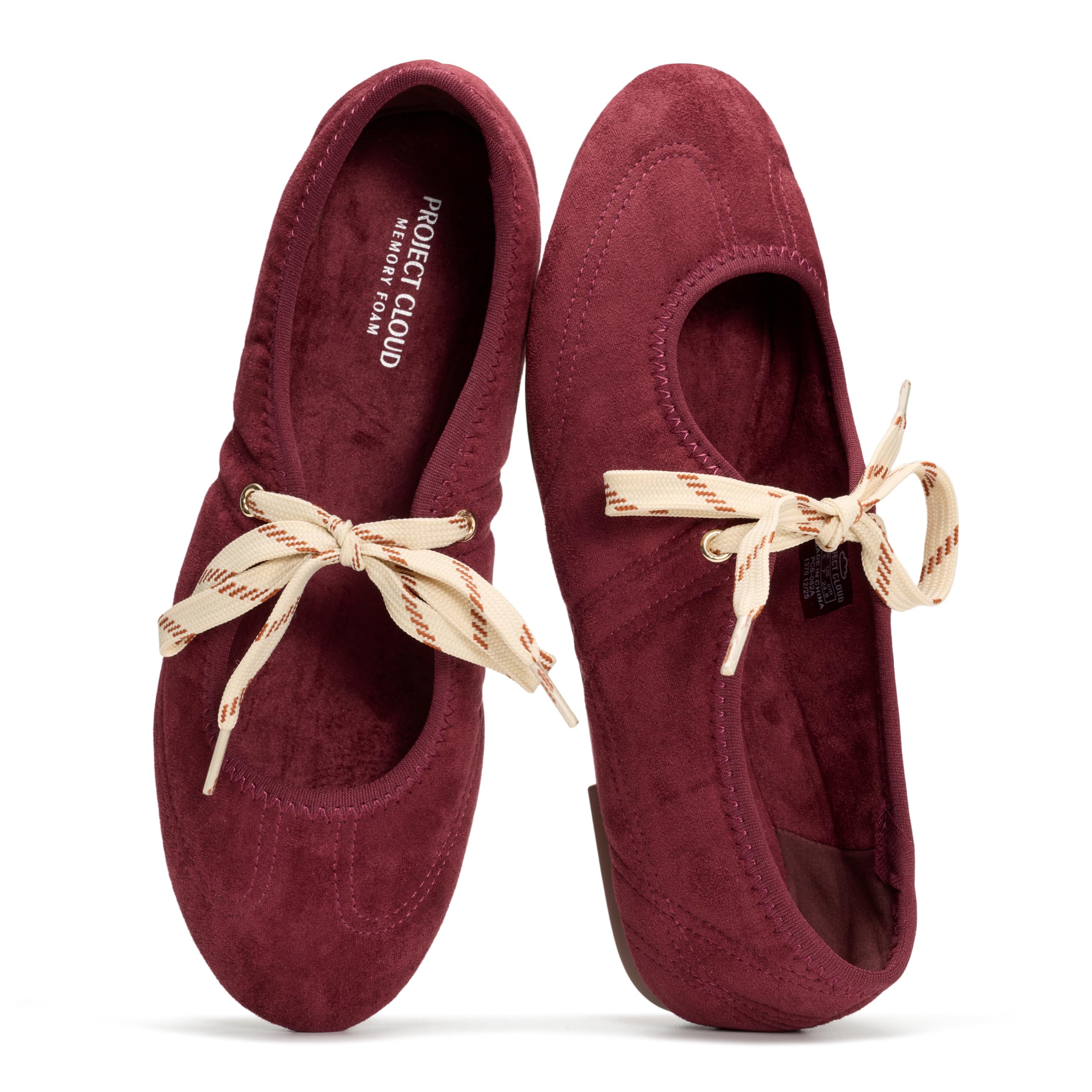 Project Cloud Fashion Mary Jane Shoes Women - Womens Ballet Flats with Memory Foam Insole - Lightweight & Non-Slip Ballet Flats Shoes for Women 2026 (Emilee) — view 9