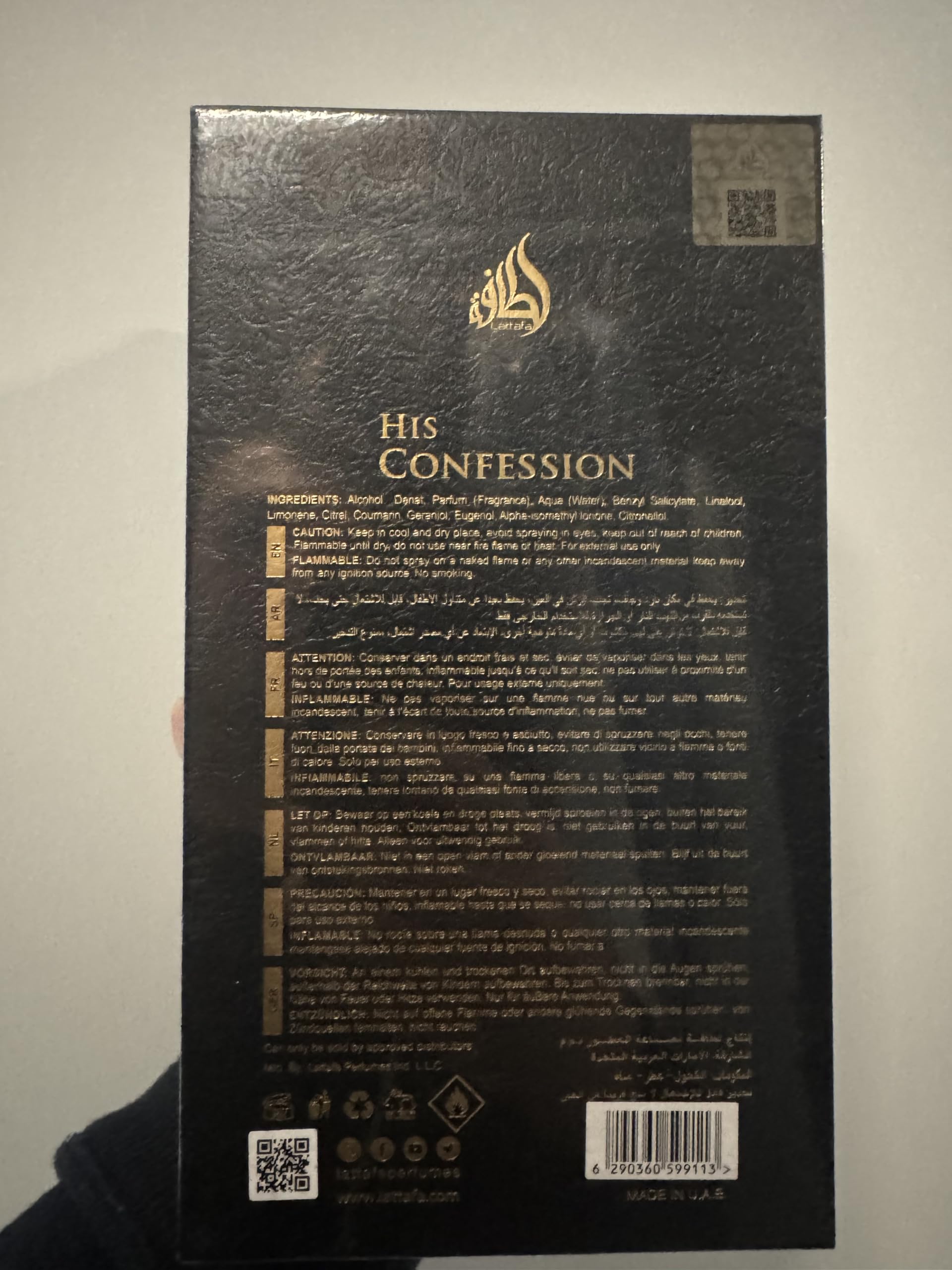 His Confession Eau de Parfum 100 ml