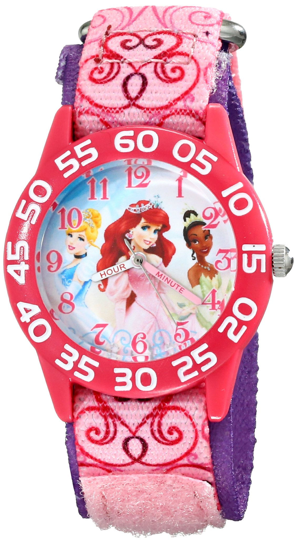 Kids' W001667 Princess Analog Display Analog Quartz Pink Watch, Pink