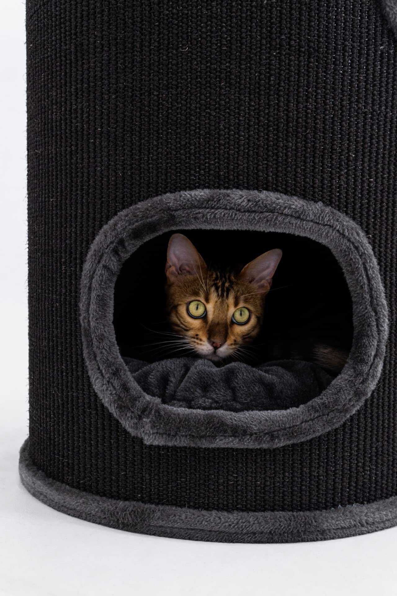 Petrebels Griffoir Dome 110 Noir, Ø 45 x 110 cm de Haut, qualité Premium et Extra Stable/Lourd