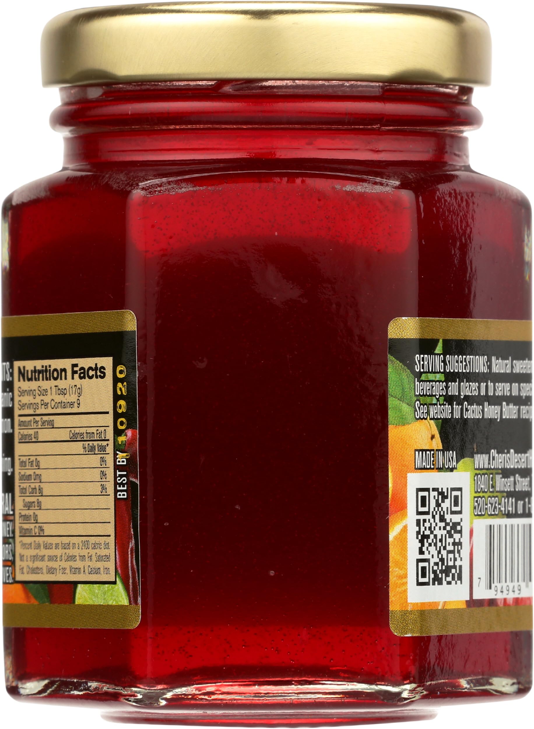 Amazon.com : Cheris Desert Harvest Prickly Pear Cactus Honey, 5.4 OZ :  Gourmet Food : Grocery & Gourmet Food