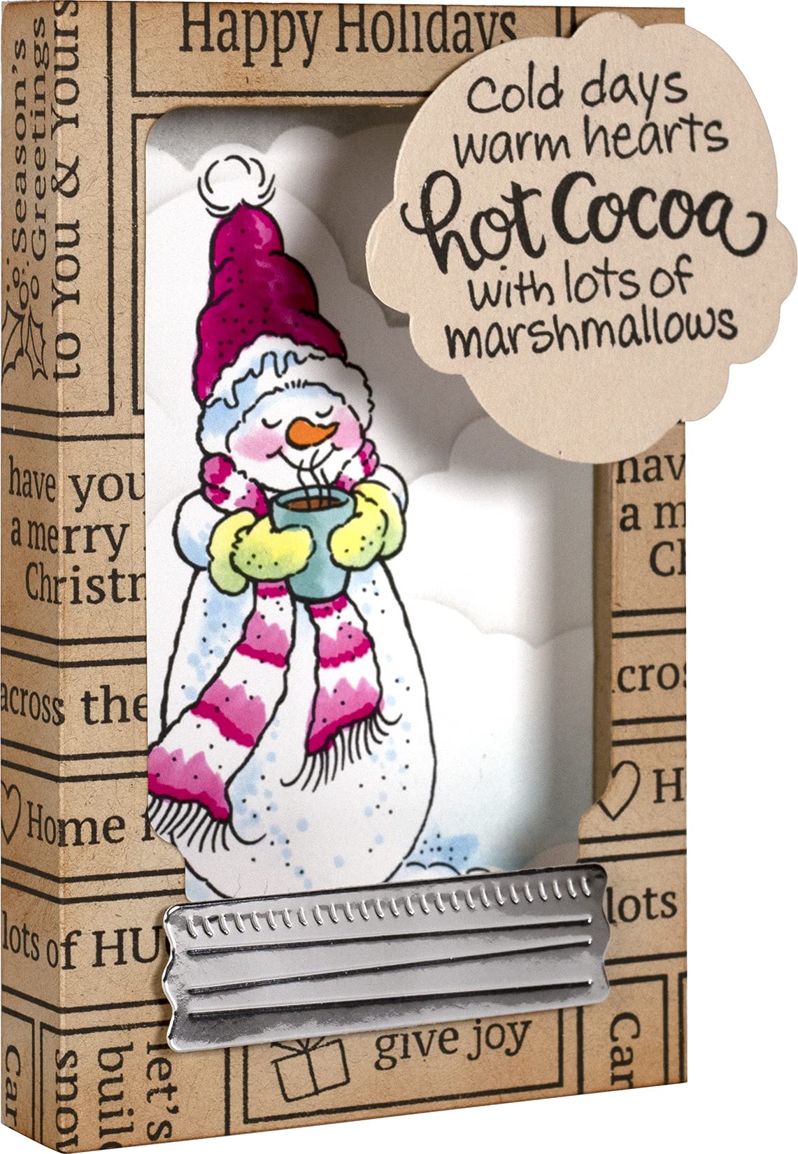 Tampon en caoutchouc Bonhomme de neige chaud