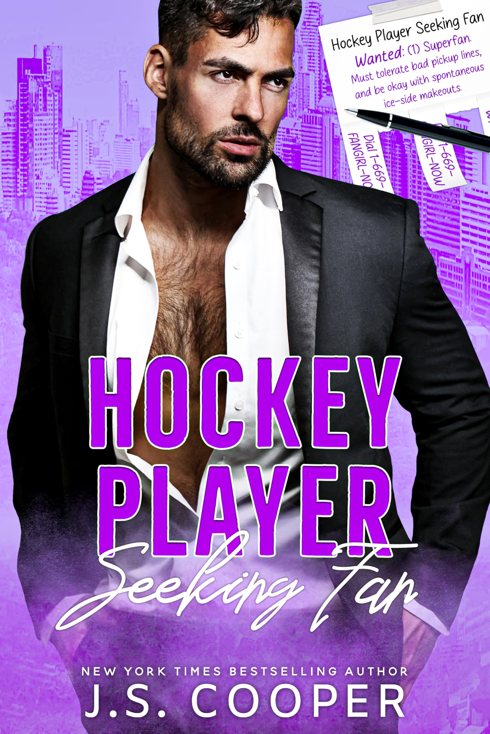Hockey Player Seeking Fan (Billionaires Seeking Wives Club Book 2)
