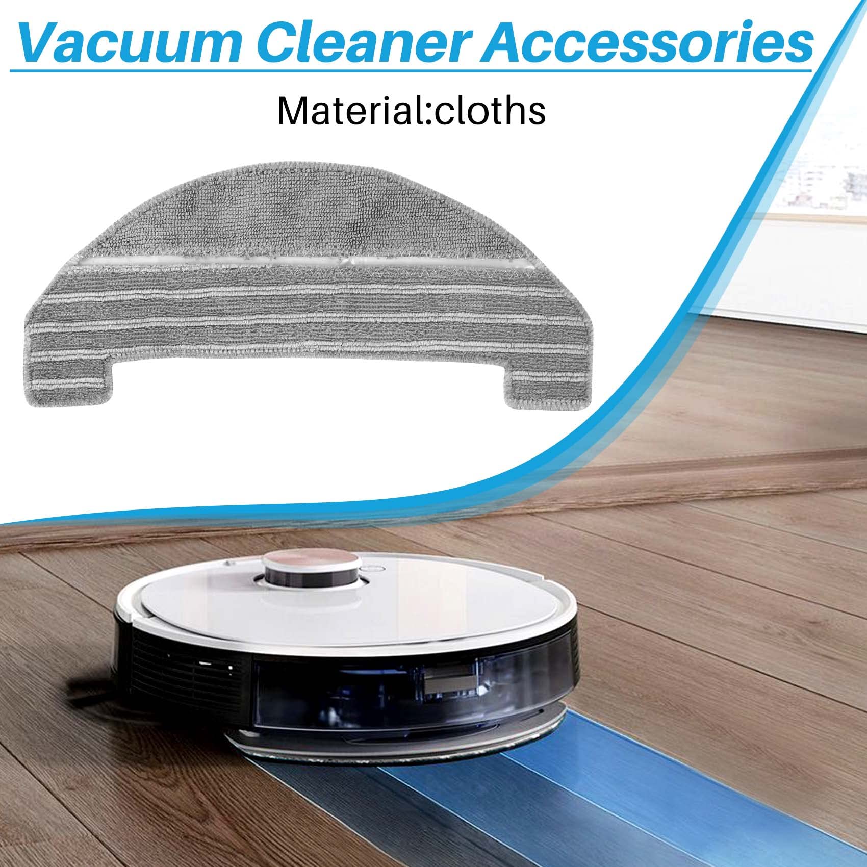 Cfty Accessori per Aspirapolvere Aspirapolvere MOP Panno Compatibile con Ultenic T10 Aspirapolvere Robot Parti Accessori Accessori Pulizia Pulizia Sostituzione MOP (Color : 10pcs Mop Cloth
