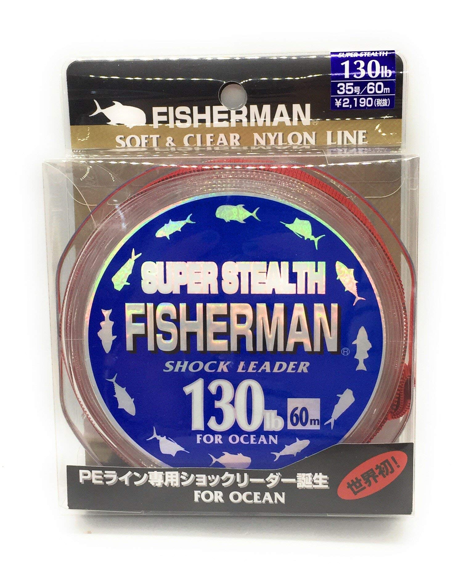 Fisherman Super Stealth Monofilament Shock Leader Line for Ocean Saltwater Fishing Line