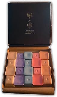 Luxury Wax Melts Strong Scented Assorted Gift Box - Black Opium/Alien/Sauvage/Hypnotic Poison Perfume Inspired Gift Set - Handmade in UK Natural Plant Based Soy Wax Melts Scented(Signature Collection)