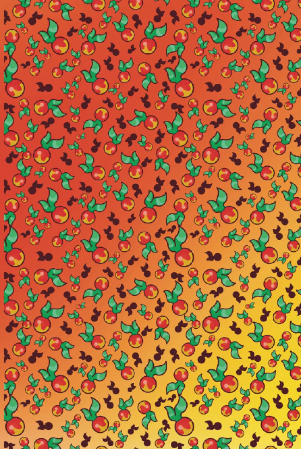 Falling berrys: Cherry-berry journal 6x9 (Nuts and berries)