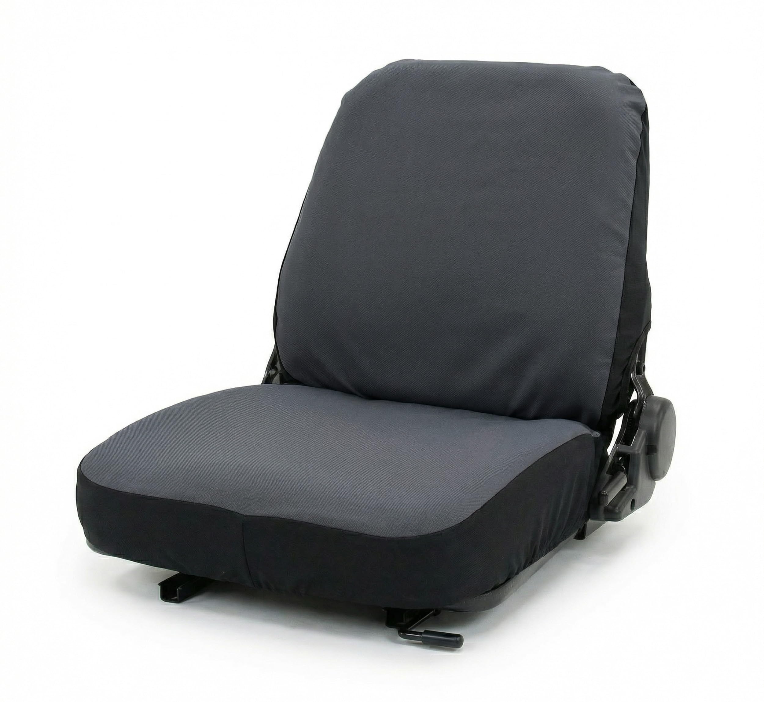 Auto Accessori Lupex - LS33 Housse de siège universelle - Assise et dossier doux combinés, coutures renforcées, protection et confort pour sièges agricoles (gris en tissu)